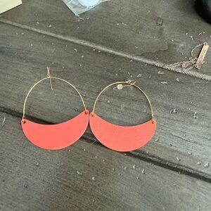 Nickel and Suede earrings